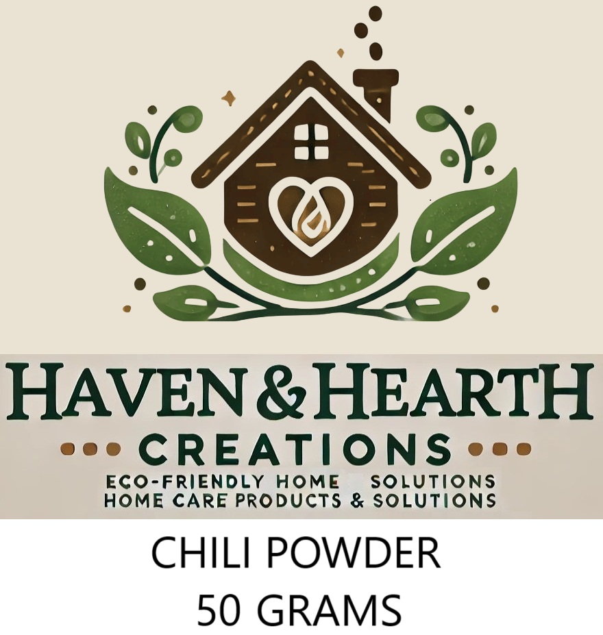 Organic Chili Powder | Pure Natural Flavor No Additives | 50g/100g/250g | Haven & Hearth Creations