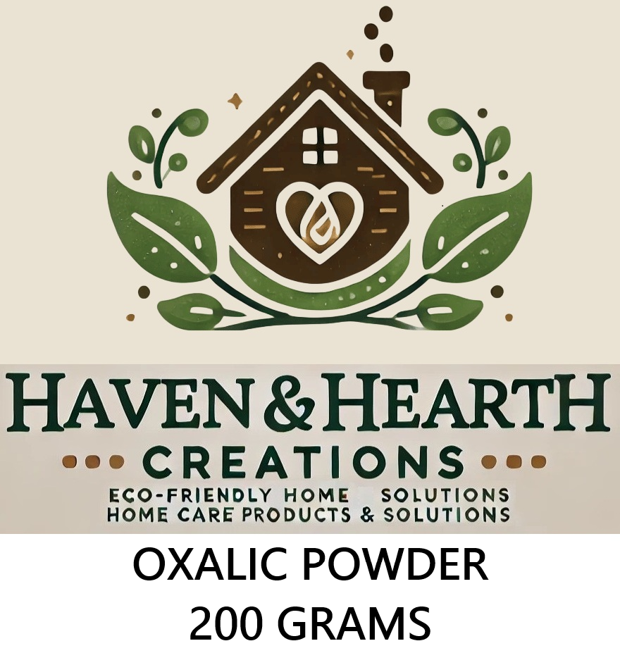 Oxalic Acid Powder | 100% Pure | Rust & Stain Remover | Cleaning DIY Use | Haven & Hearth Creations