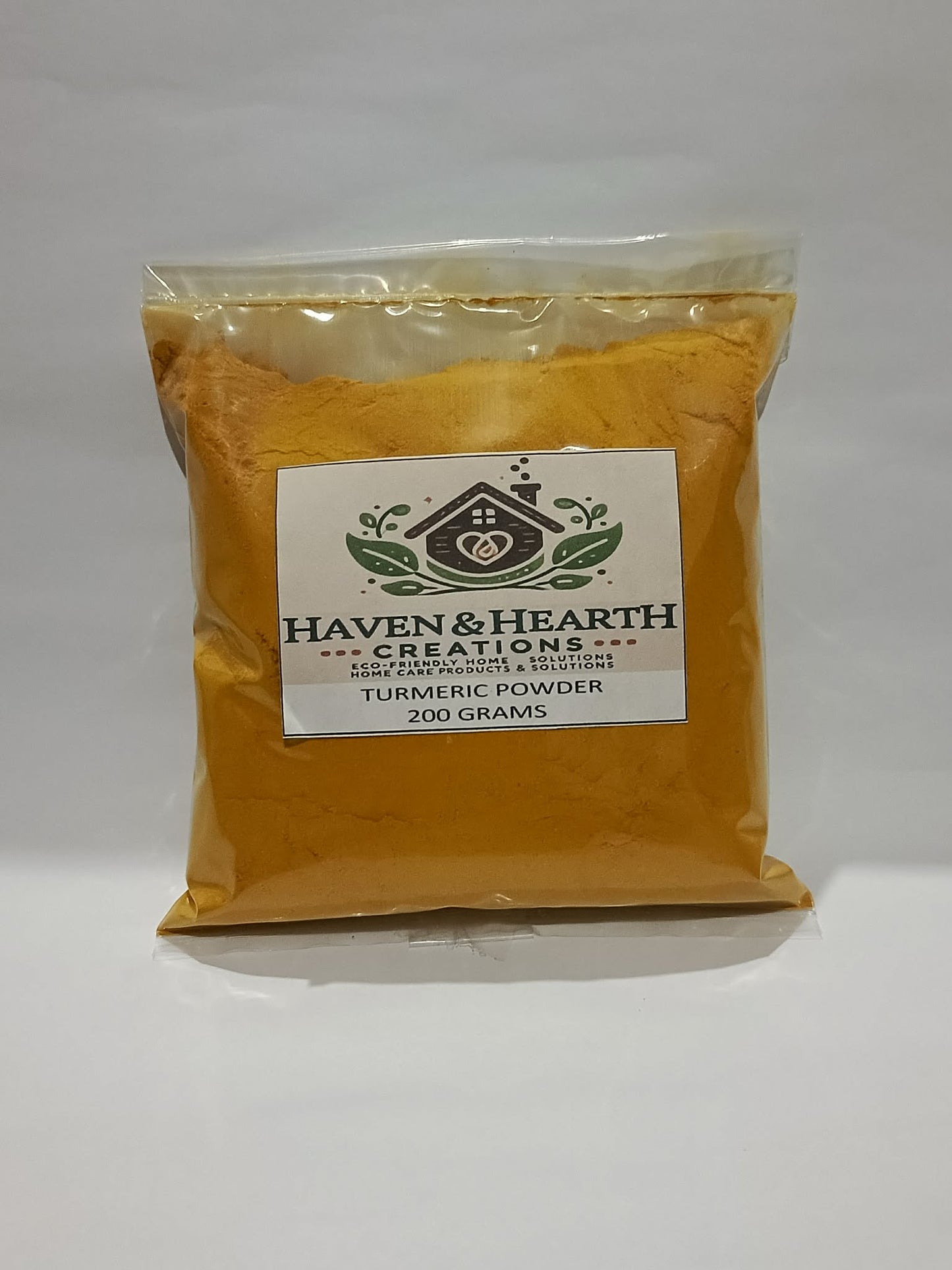 Organic Turmeric Powder | Pure Spice & Natural No Additives | 60g/100g/200g | Haven & Hearth Creations