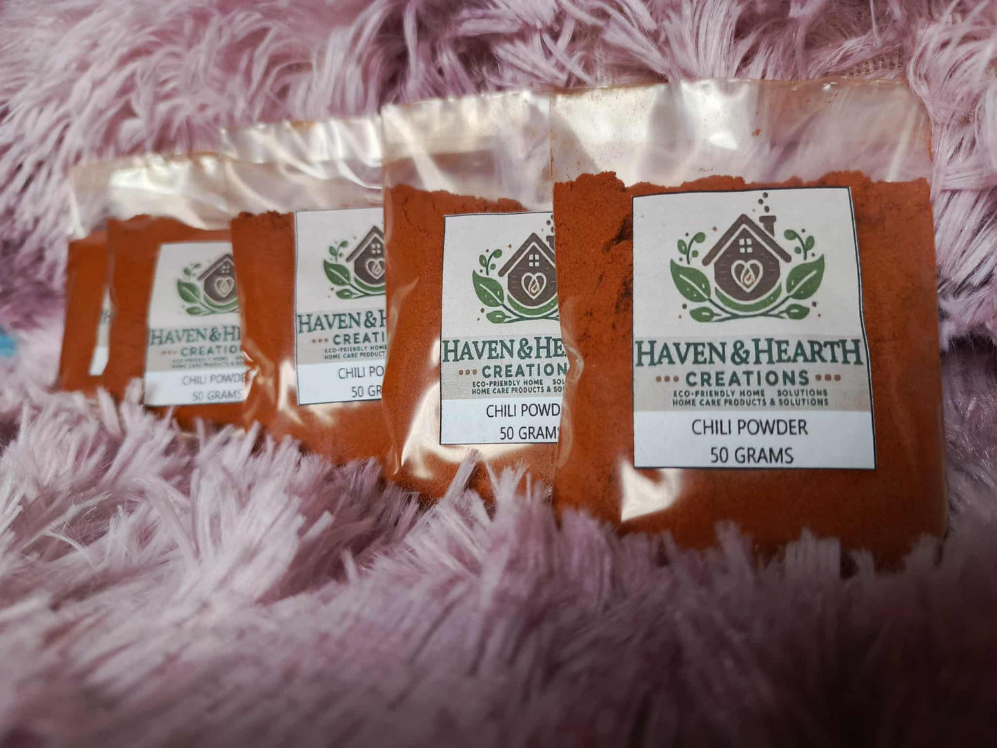 Organic Chili Powder | Pure Natural Flavor No Additives | 50g/100g/250g | Haven & Hearth Creations