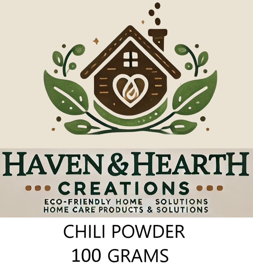 Organic Chili Powder | Pure Natural Flavor No Additives | 50g/100g/250g | Haven & Hearth Creations