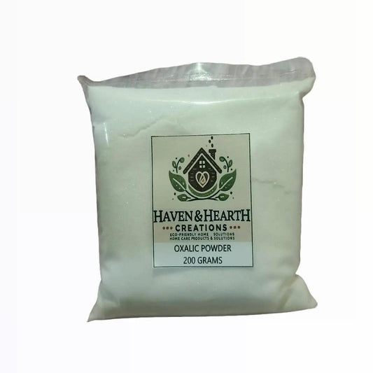 Oxalic Acid Powder | 100% Pure | Rust & Stain Remover | Cleaning DIY Use | Haven & Hearth Creations