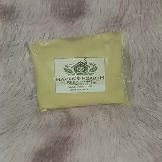Organic Garlic Powder | Pure Natural Flavor No Additives | 50g/100g/250g | Haven & Hearth Creations